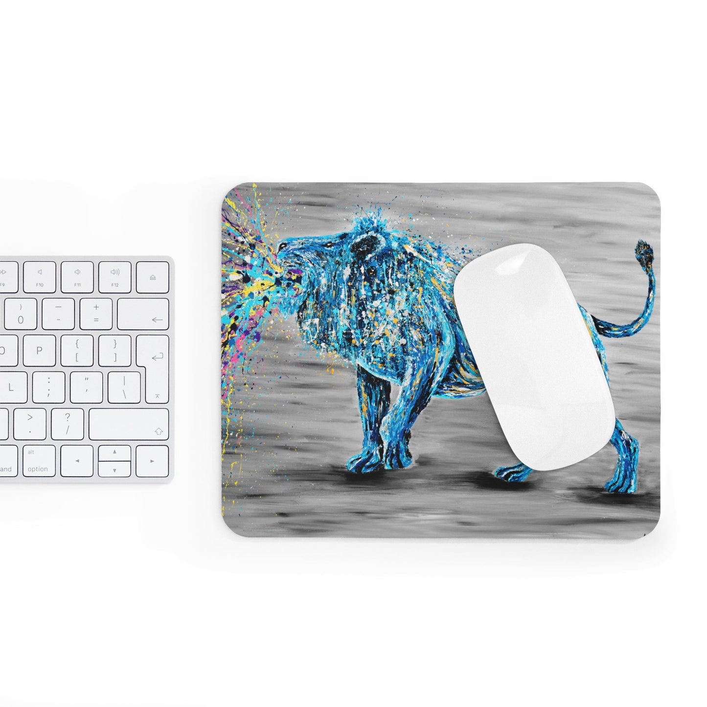 MOUSE PAD - ROAR OF STRENGTH - Home Decor BY Albert Levi Art