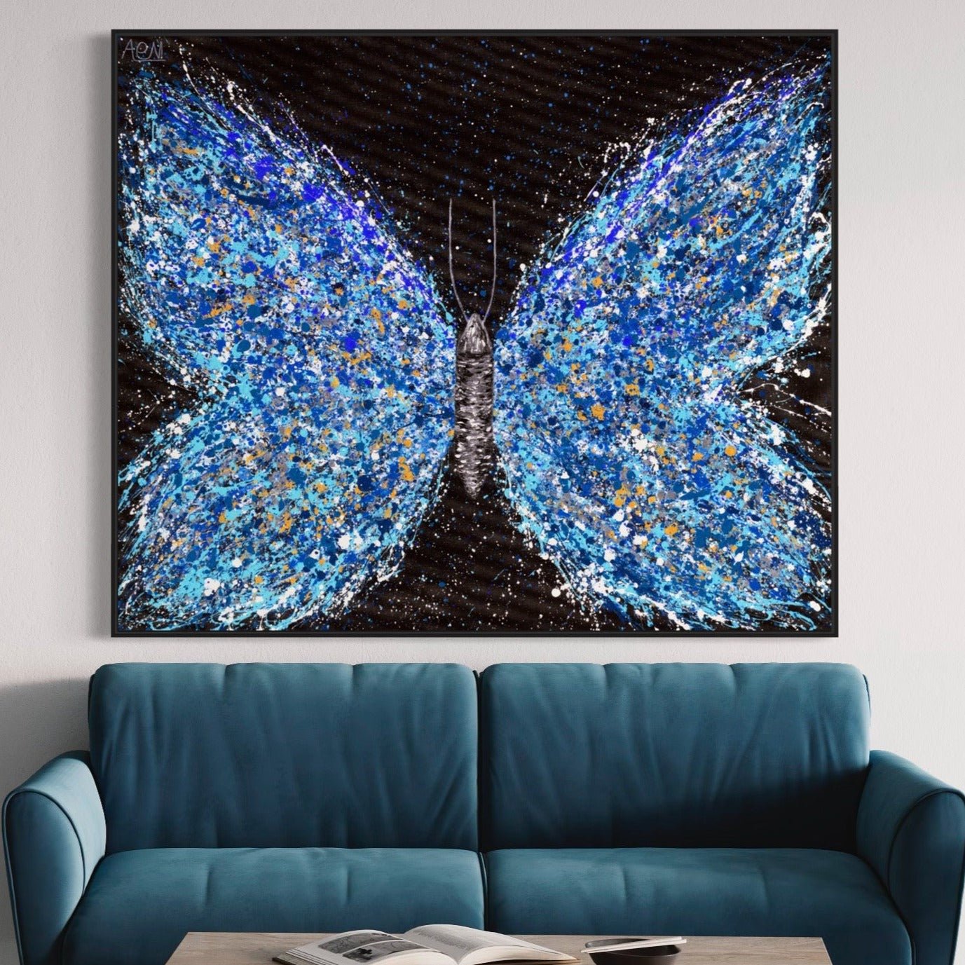 ORIGINAL ARTWORK - Blue Dream - BY Albert Levi Art