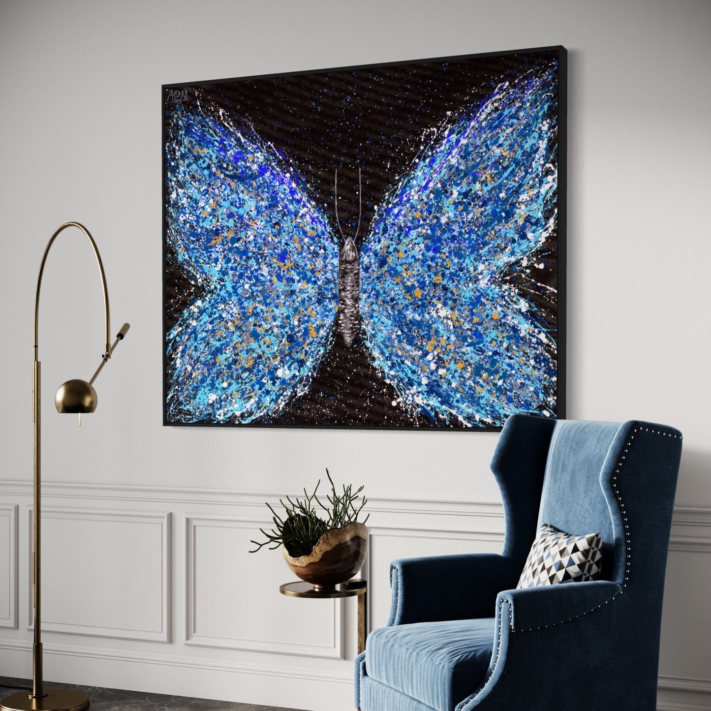 ORIGINAL ARTWORK - Blue Dream - BY Albert Levi Art