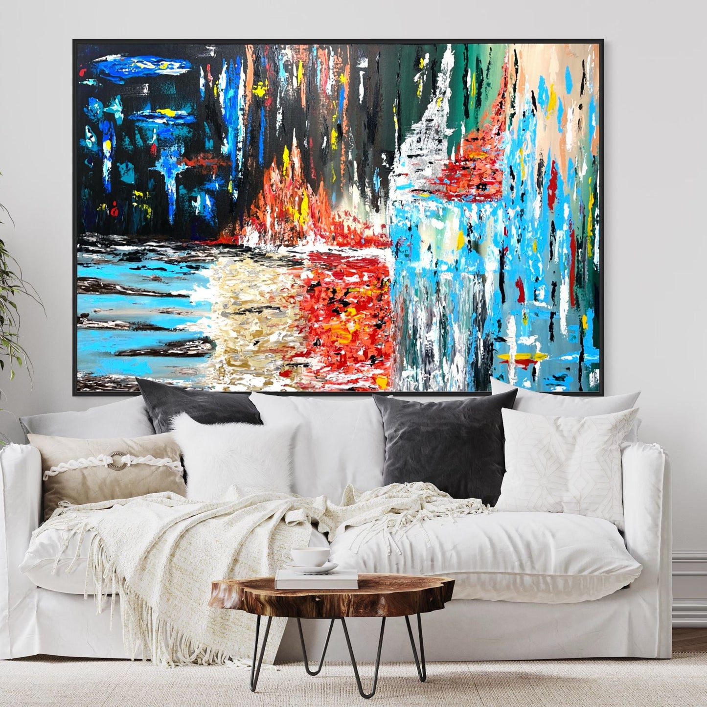 ORIGINAL ARTWORK - CONNECTIONS - BY Albert Levi Art