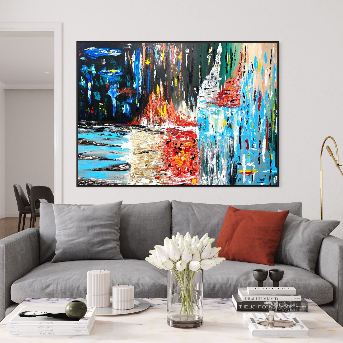 ORIGINAL ARTWORK - CONNECTIONS - BY Albert Levi Art