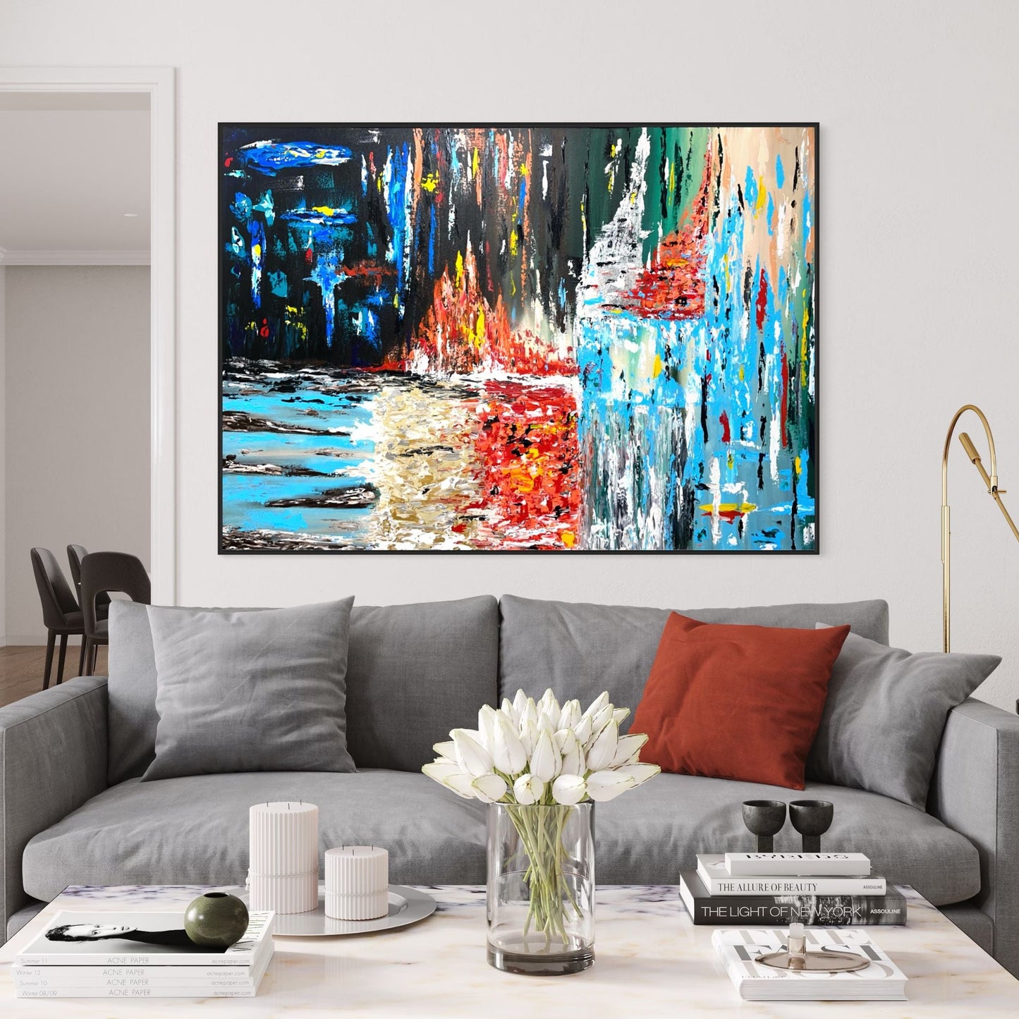ORIGINAL ARTWORK - CONNECTIONS - BY Albert Levi Art