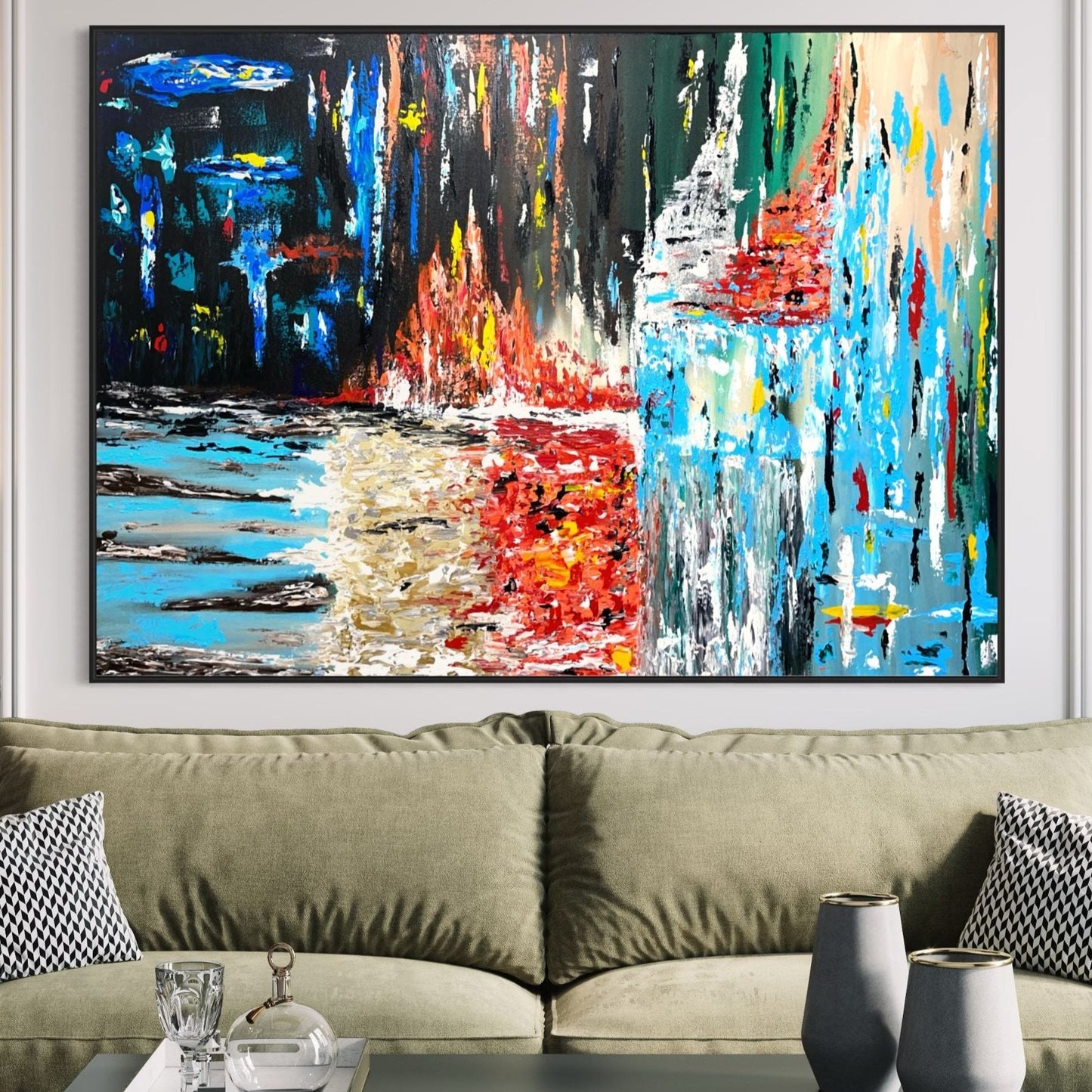 ORIGINAL ARTWORK - CONNECTIONS - BY Albert Levi Art
