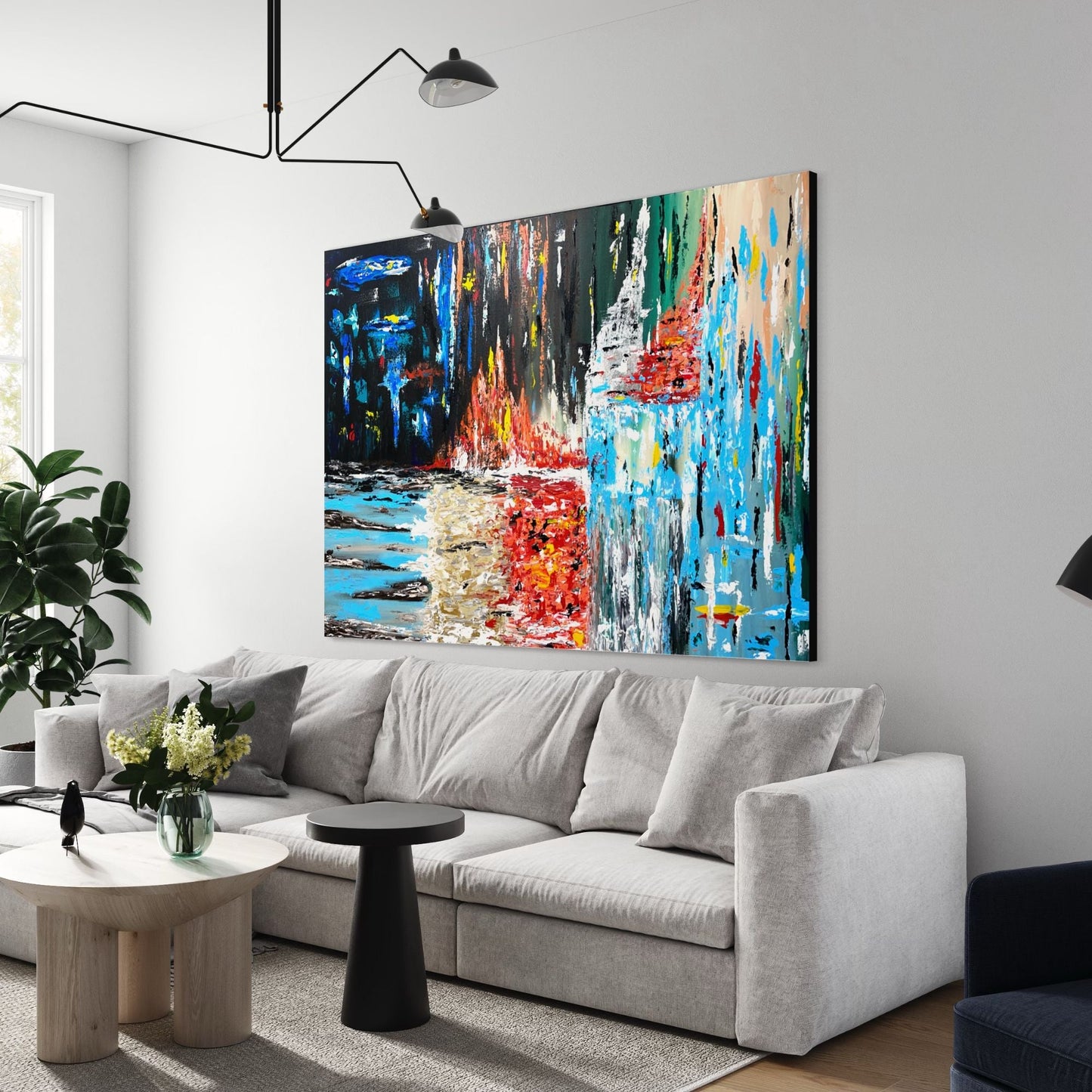 ORIGINAL ARTWORK - CONNECTIONS - BY Albert Levi Art