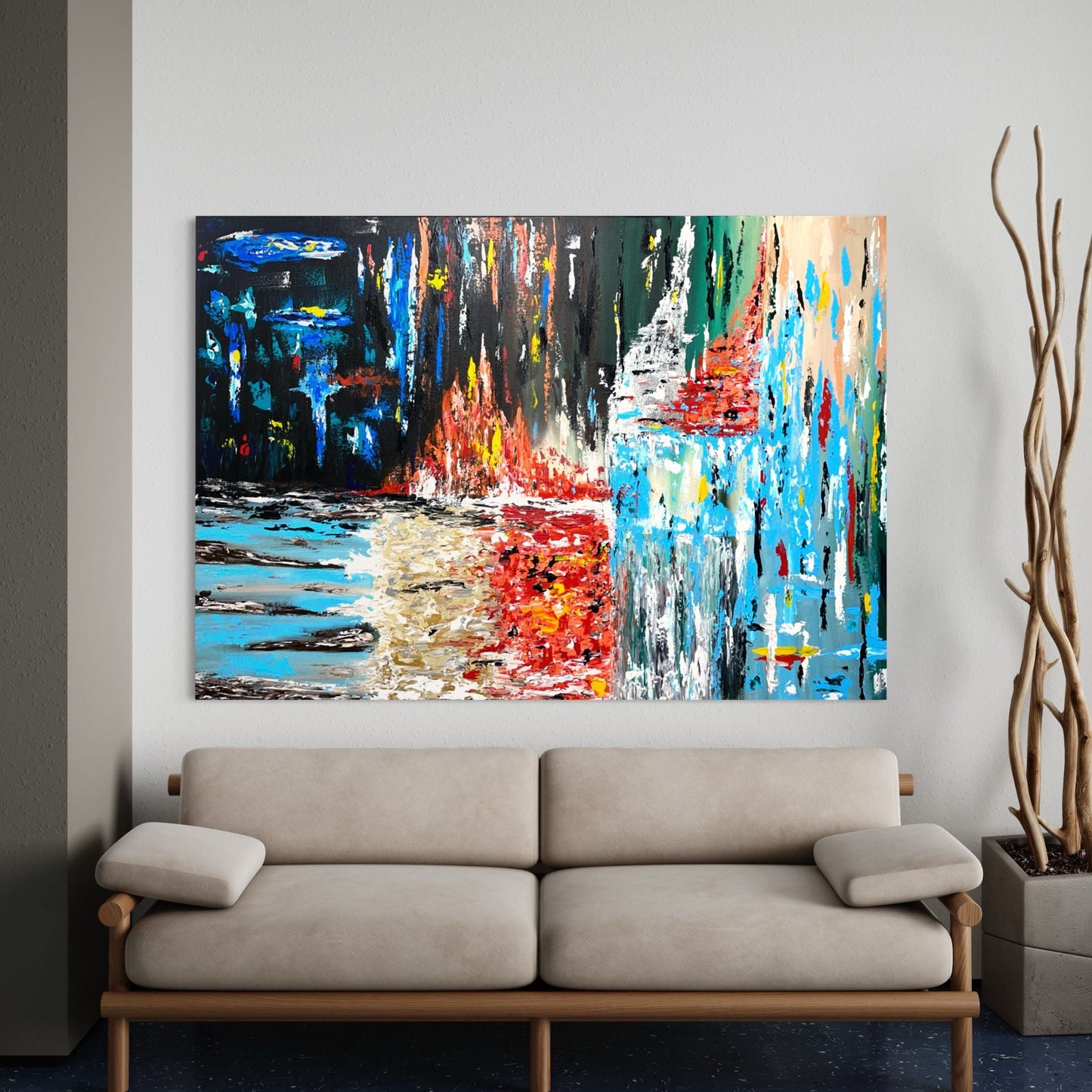ORIGINAL ARTWORK - CONNECTIONS - BY Albert Levi Art