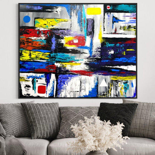 ORIGINAL ARTWORK - Exact Geometry - BY Albert Levi Art