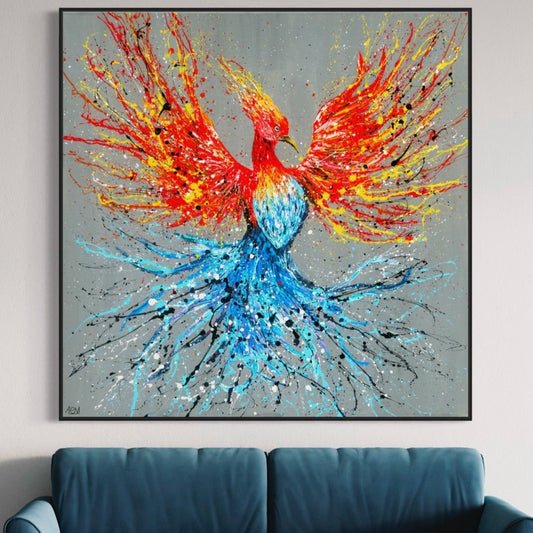 ORIGINAL ARTWORK - Explosive Power - BY Albert Levi Art