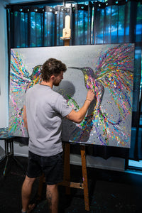 ORIGINAL ARTWORK - FREEDOM - BY Albert Levi Art