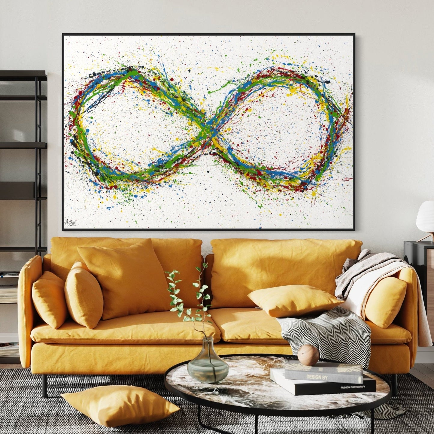 ORIGINAL ARTWORK - Infinity - BY Albert Levi Art
