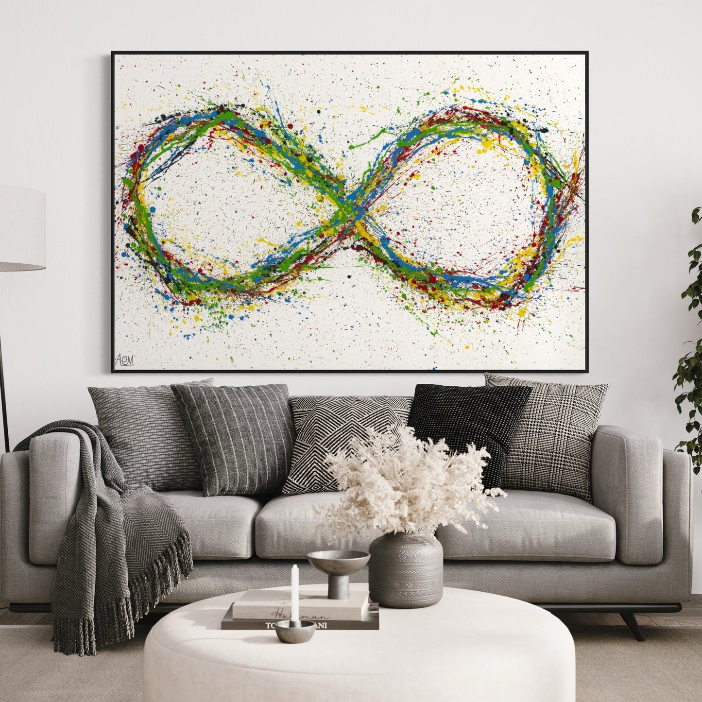 ORIGINAL ARTWORK - Infinity - BY Albert Levi Art