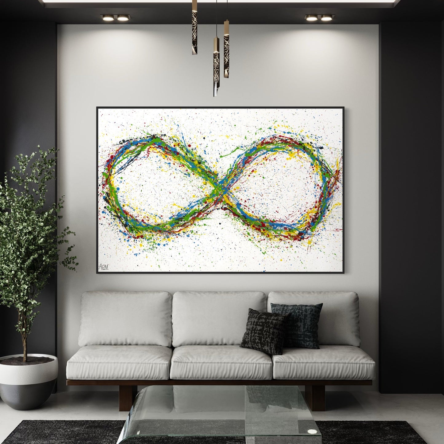 ORIGINAL ARTWORK - Infinity - BY Albert Levi Art