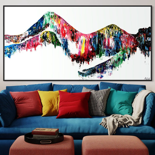 ORIGINAL ARTWORK - JOYFUL ESSENCE - BY Albert Levi Art