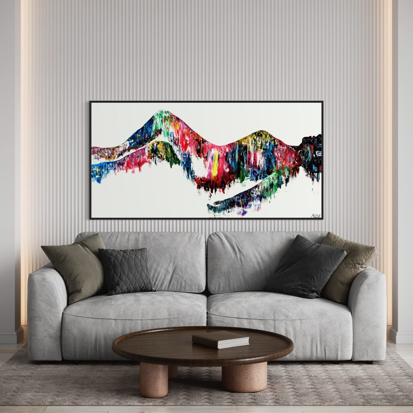 ORIGINAL ARTWORK - JOYFUL ESSENCE - BY Albert Levi Art