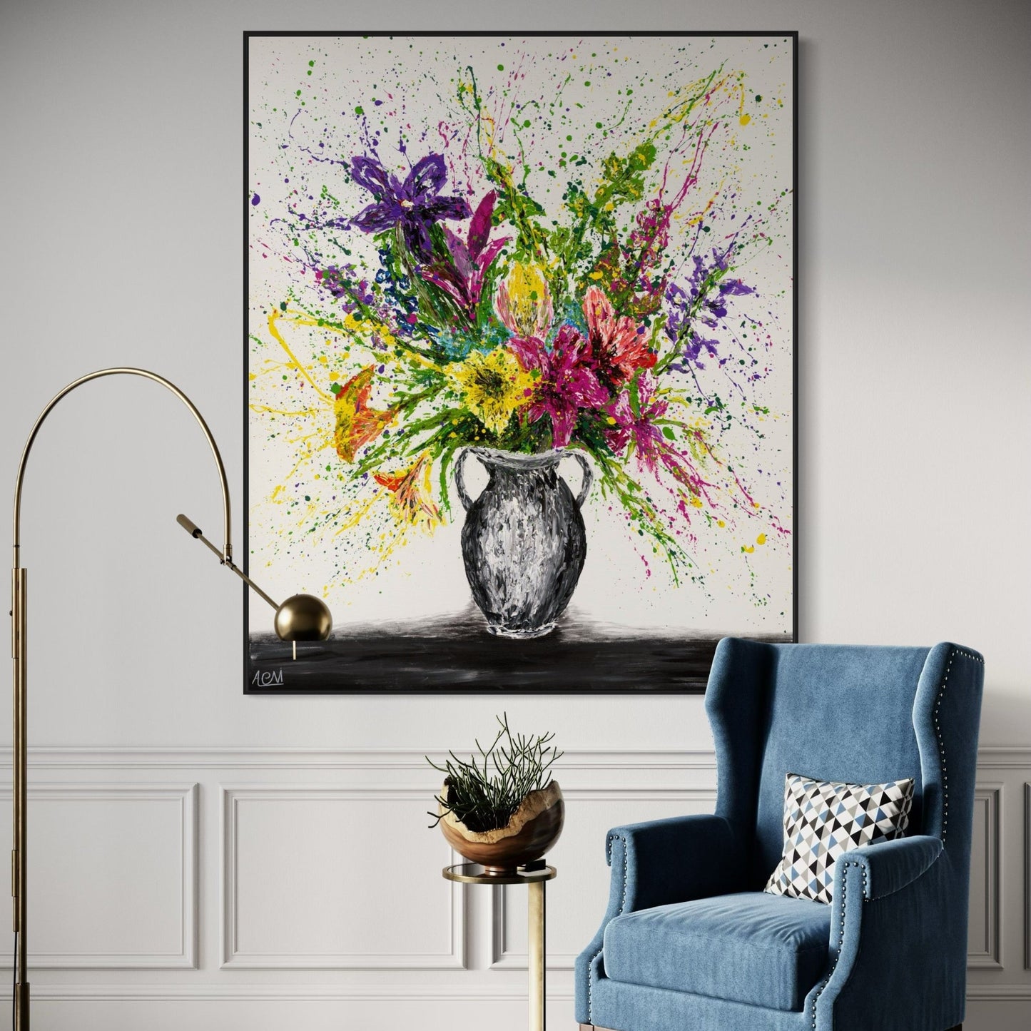 ORIGINAL ARTWORK - My Bouquet - BY Albert Levi Art