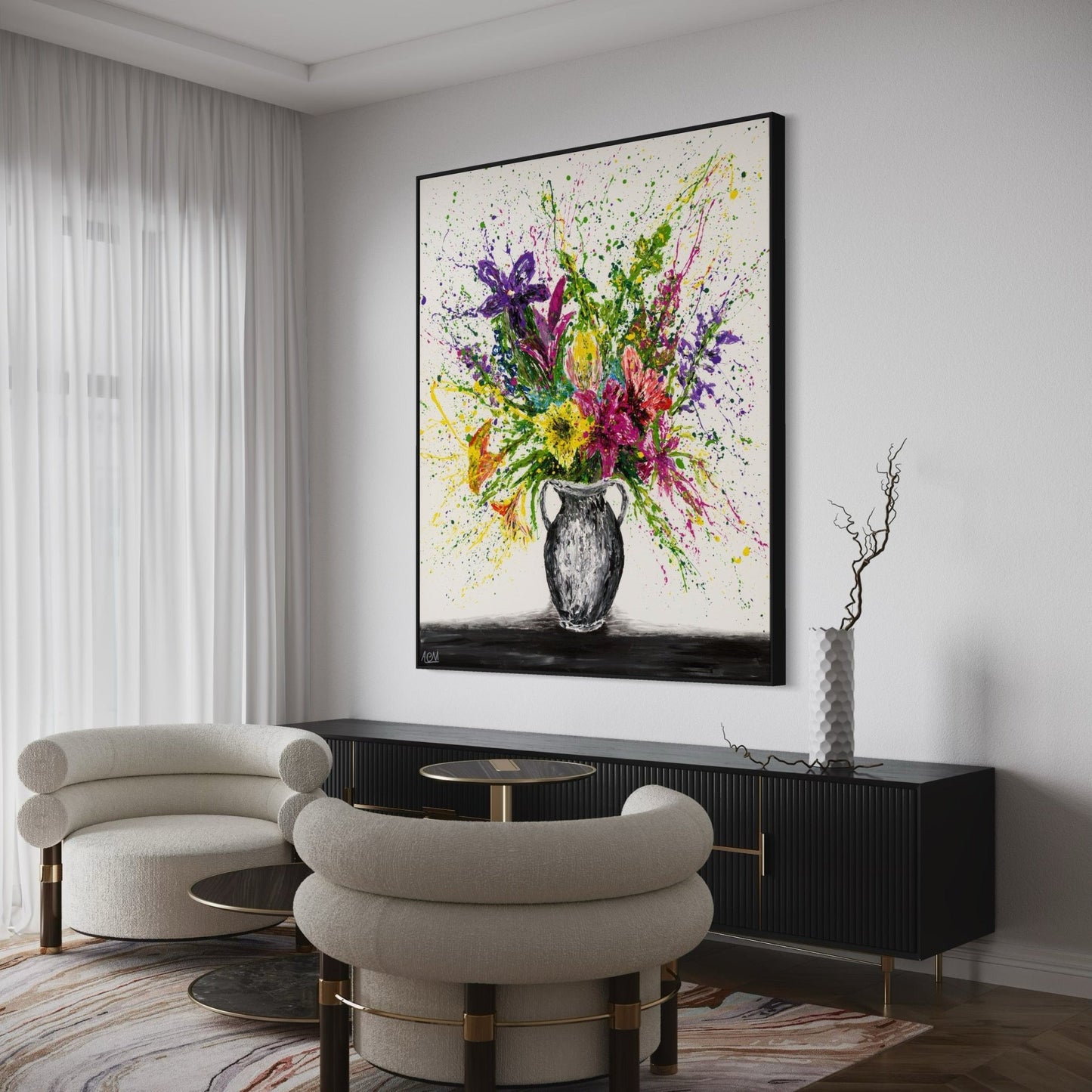 ORIGINAL ARTWORK - My Bouquet - BY Albert Levi Art