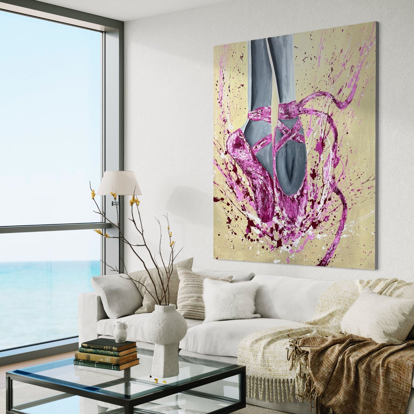 ORIGINAL ARTWORK - Powerful Dance - BY Albert Levi Art