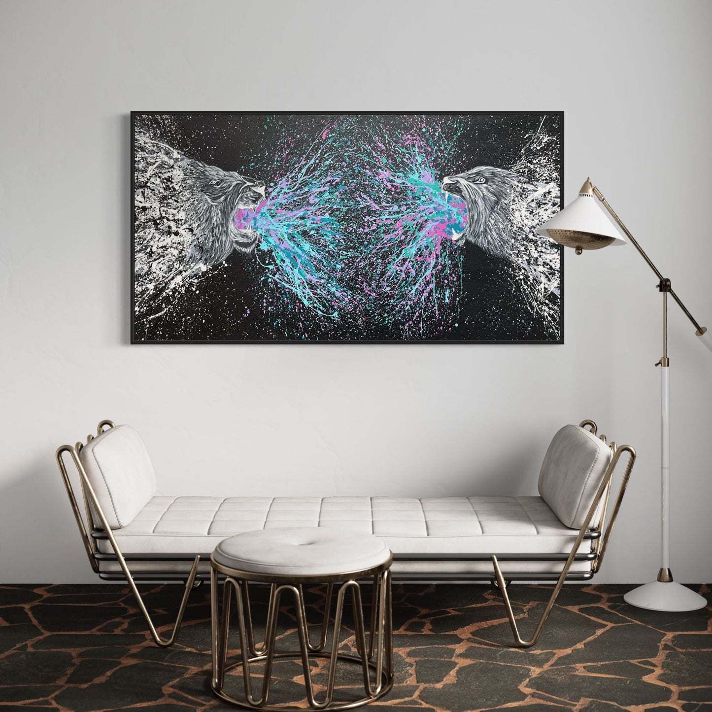 ORIGINAL ARTWORK - ROARING ROYALS - BY Albert Levi Art