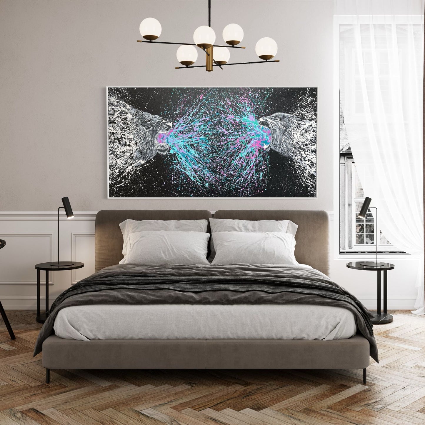 ORIGINAL ARTWORK - ROARING ROYALS - BY Albert Levi Art