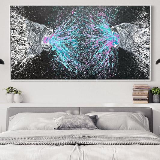 ORIGINAL ARTWORK - ROARING ROYALS - BY Albert Levi Art