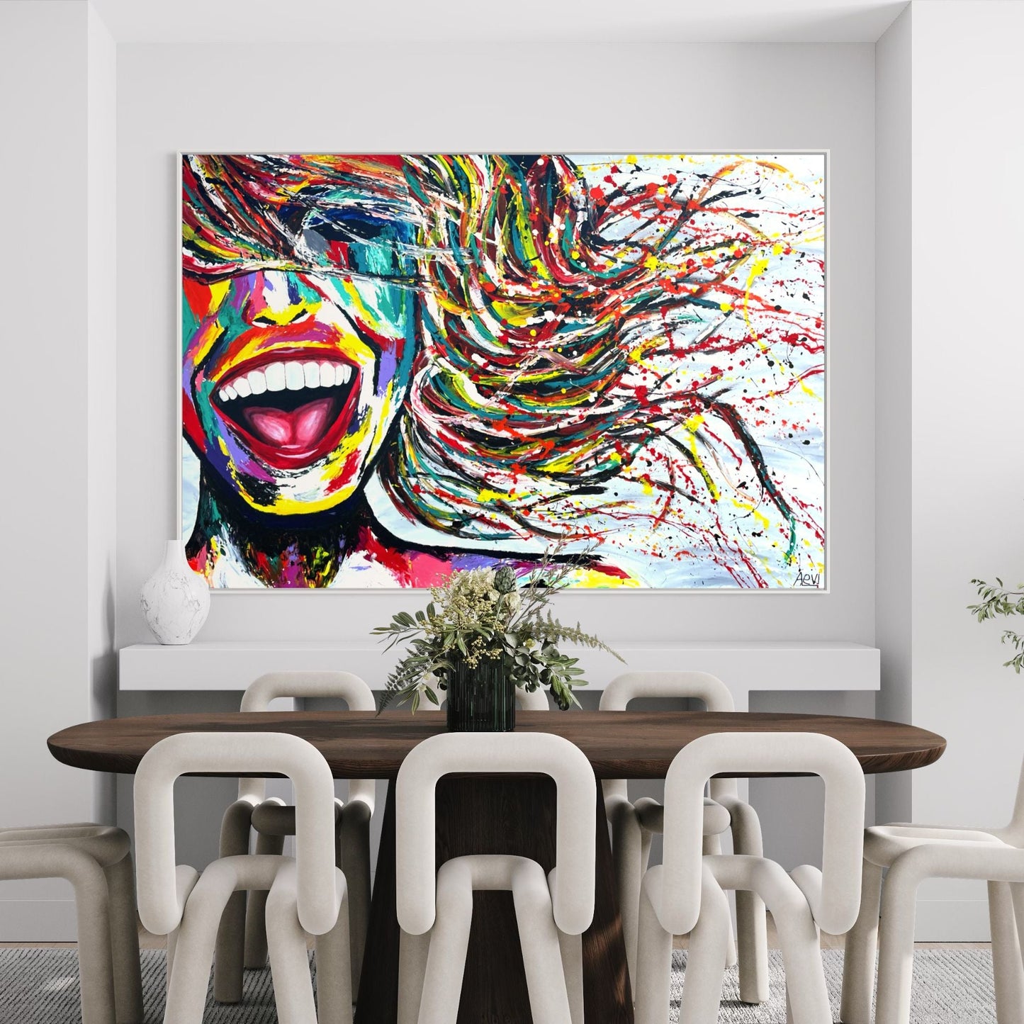 ORIGINAL ARTWORK - Smile Forever - BY Albert Levi Art
