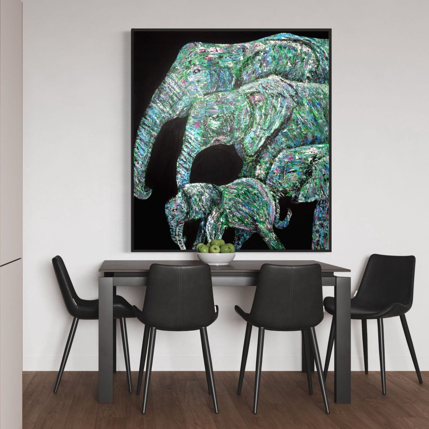 ORIGINAL ARTWORK - STRONG FAMILY - BY Albert Levi Art