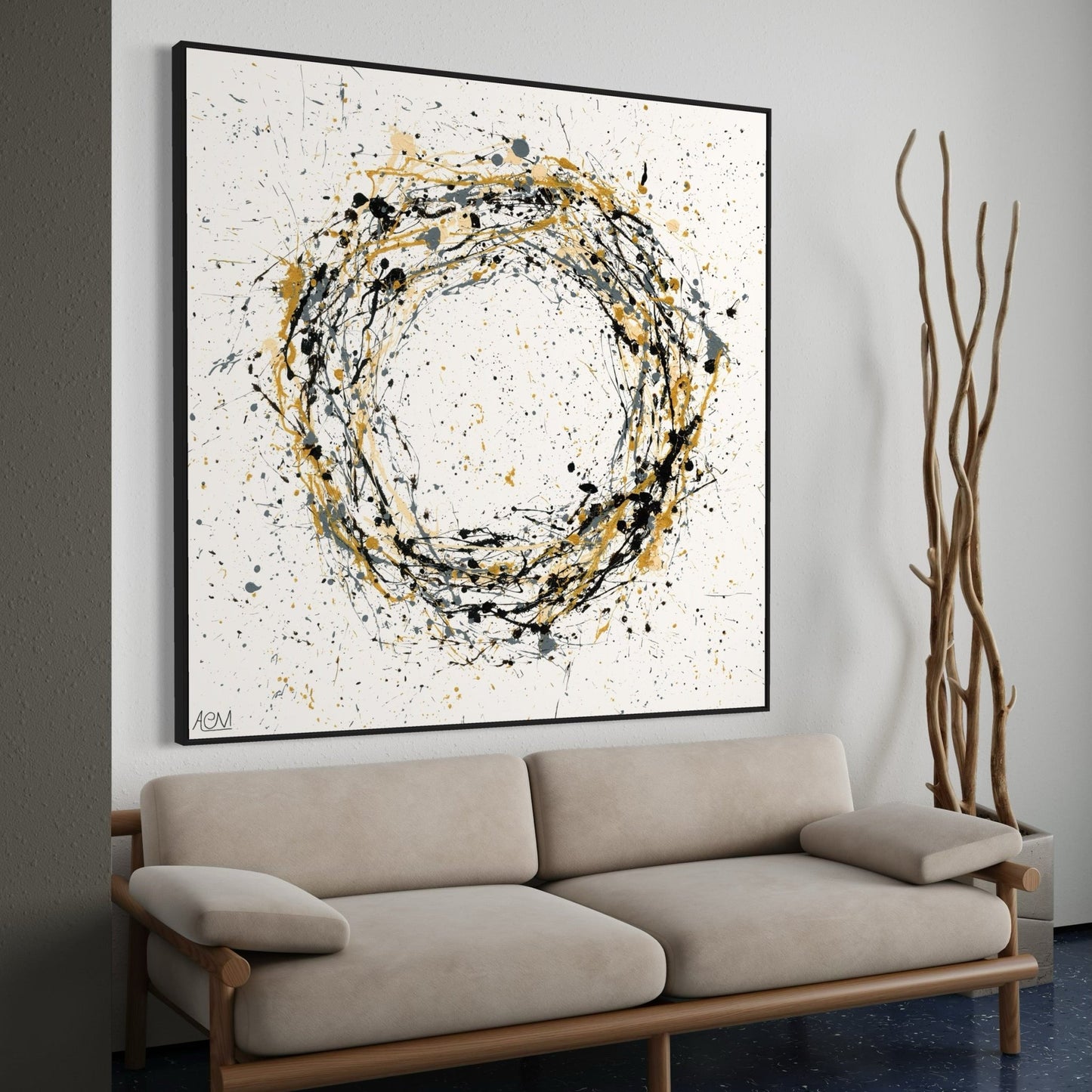 ORIGINAL ARTWORK - Tornado - BY Albert Levi Art