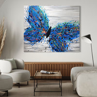 ORIGINAL ARTWORK - WILD BUTTERFLY - BY Albert Levi Art
