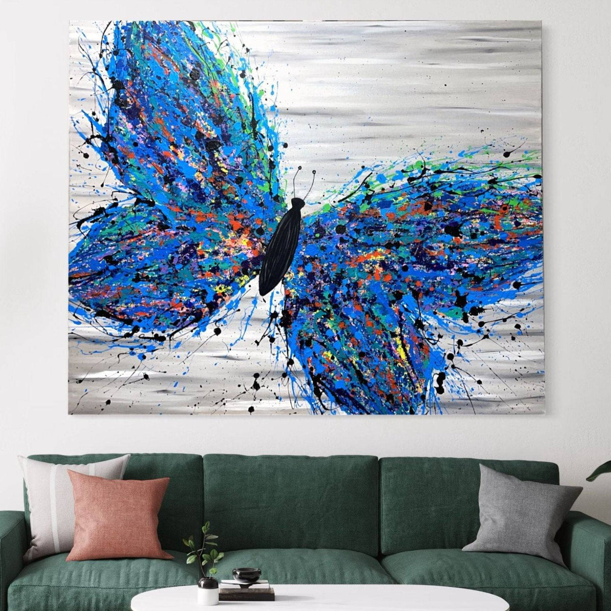 ORIGINAL ARTWORK - WILD BUTTERFLY - BY Albert Levi Art