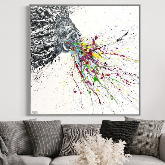 ORIGINAL ARTWORK - WILD MAJESTIY - BY Albert Levi Art