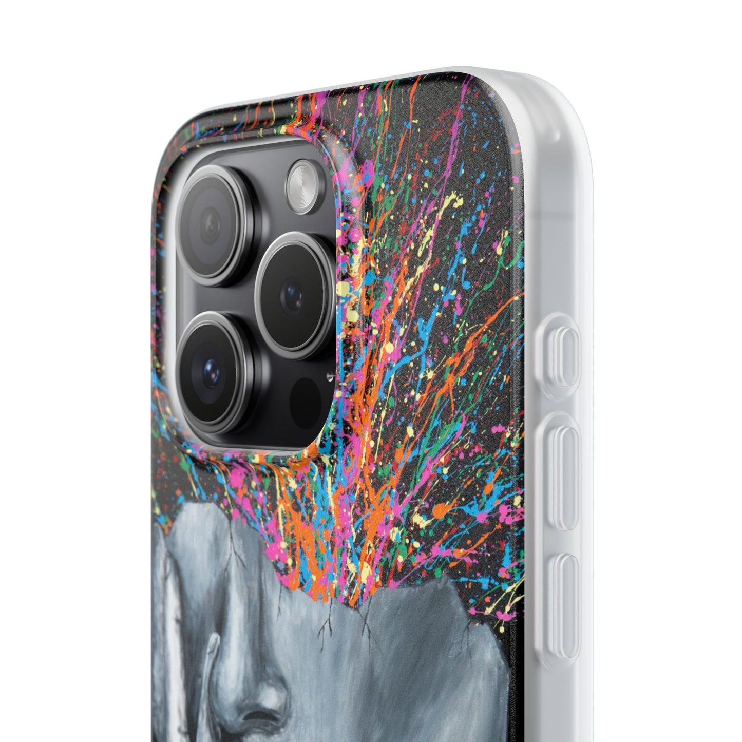 Phone Case - Exploded Head - Phone Case BY Albert Levi Art