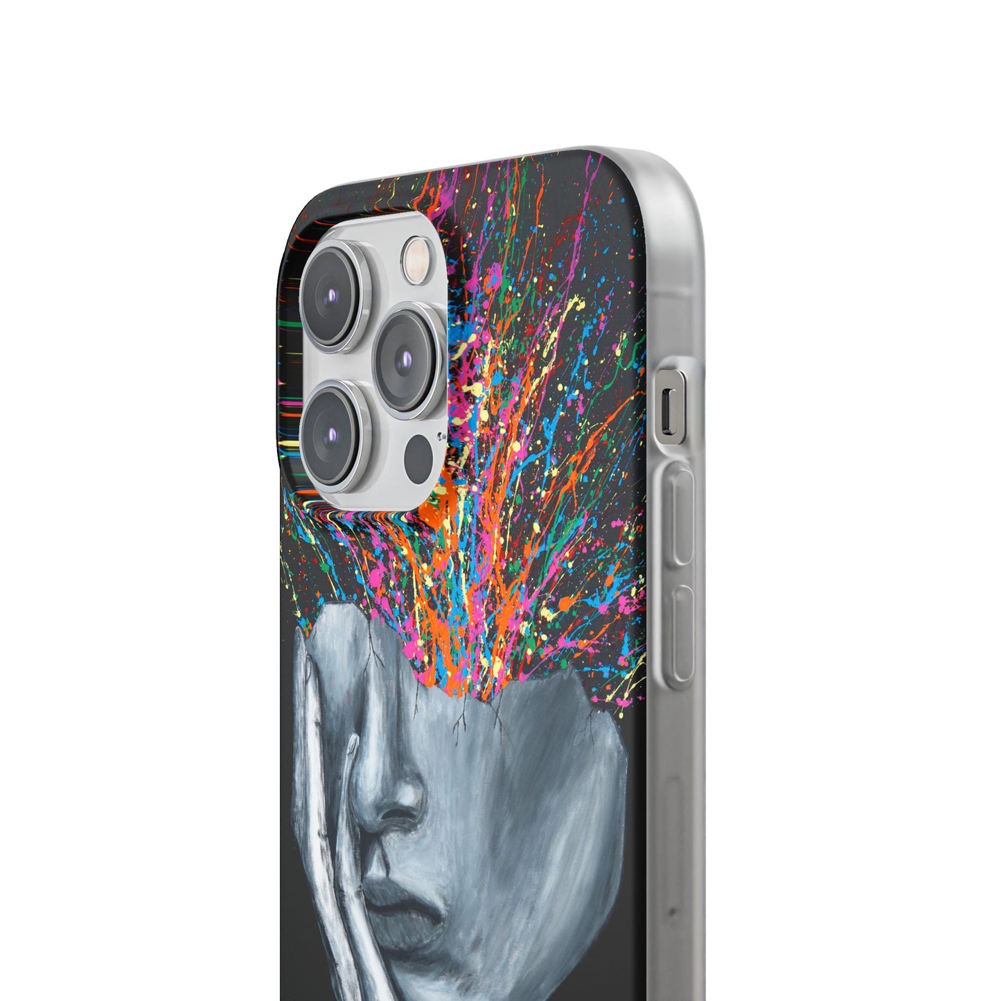 Phone Case - Exploded Head - Phone Case BY Albert Levi Art