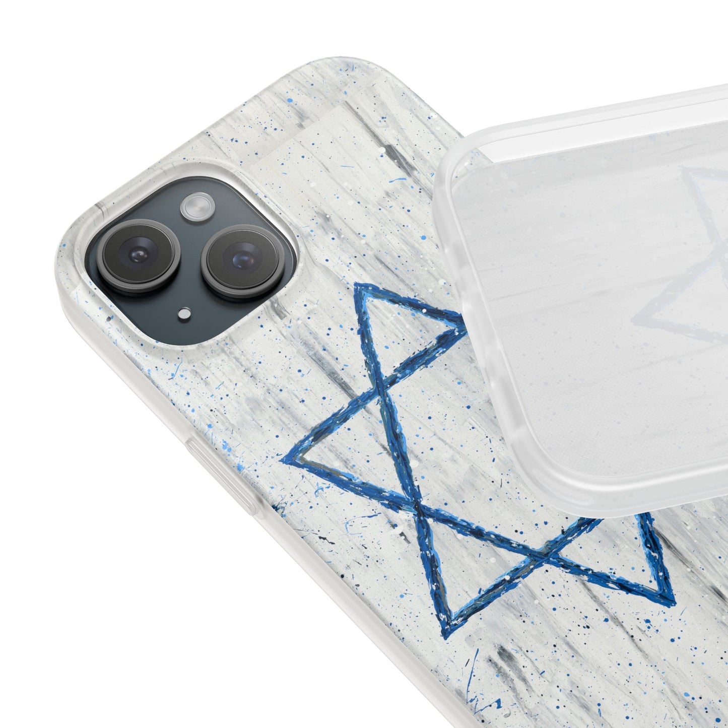 Colorful Phone Case: "Phone Case - Magen David" by Albert Levi Art