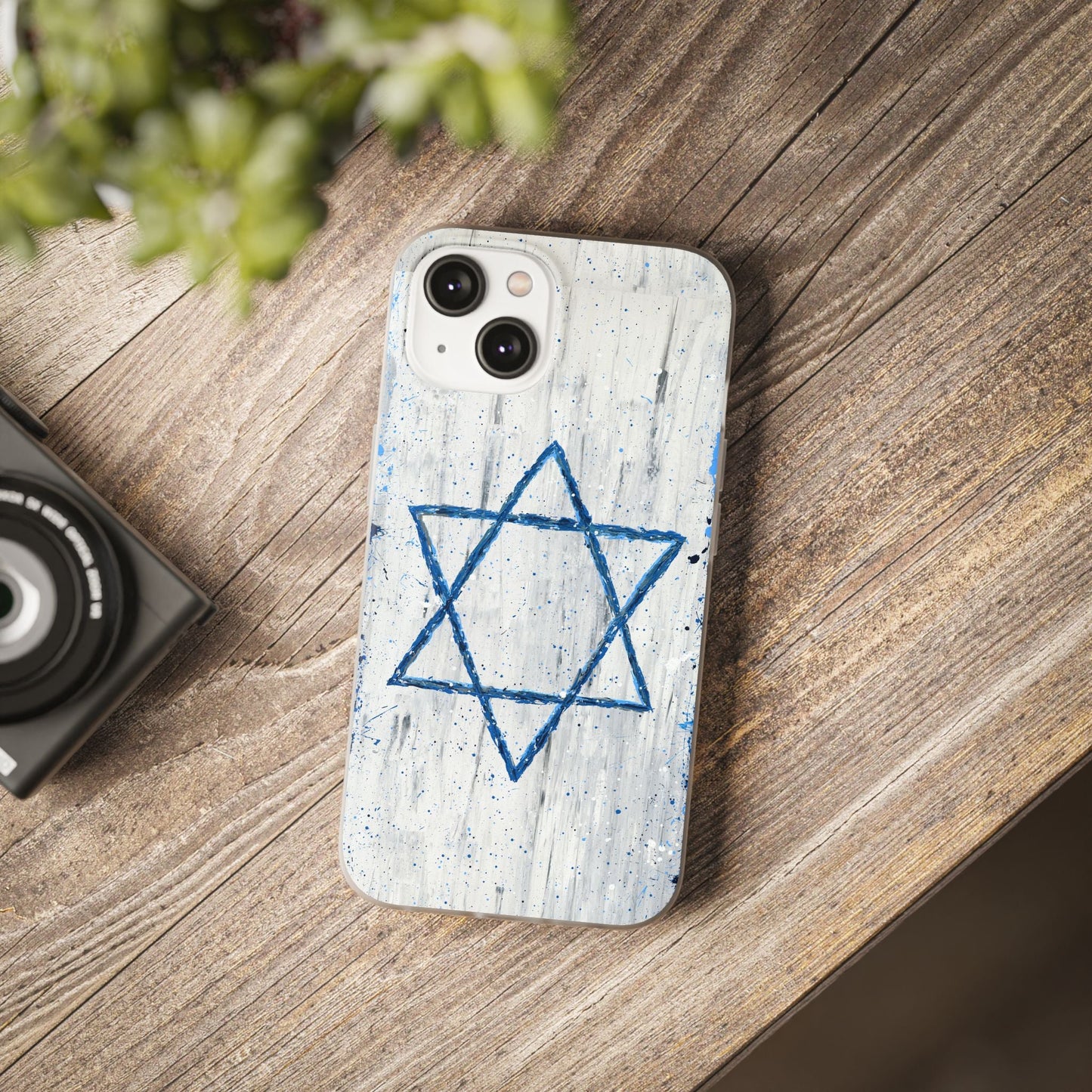 Colorful Phone Case: "Phone Case - Magen David" by Albert Levi Art