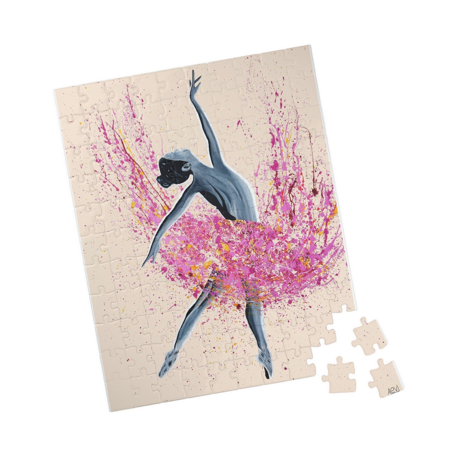 Puzzle - Elegance In Motion - Puzzle BY Albert Levi Art