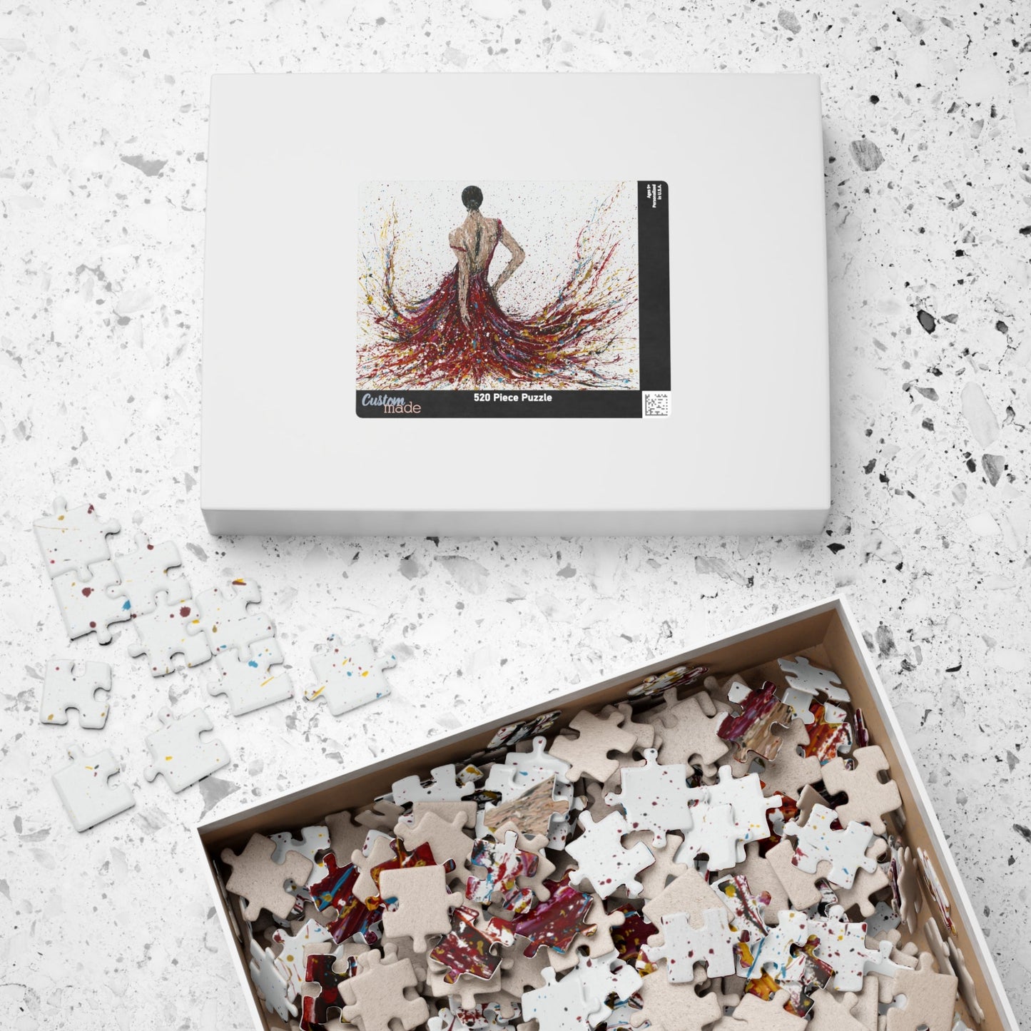 Puzzle - Fiery Elegance - Puzzle BY Albert Levi Art