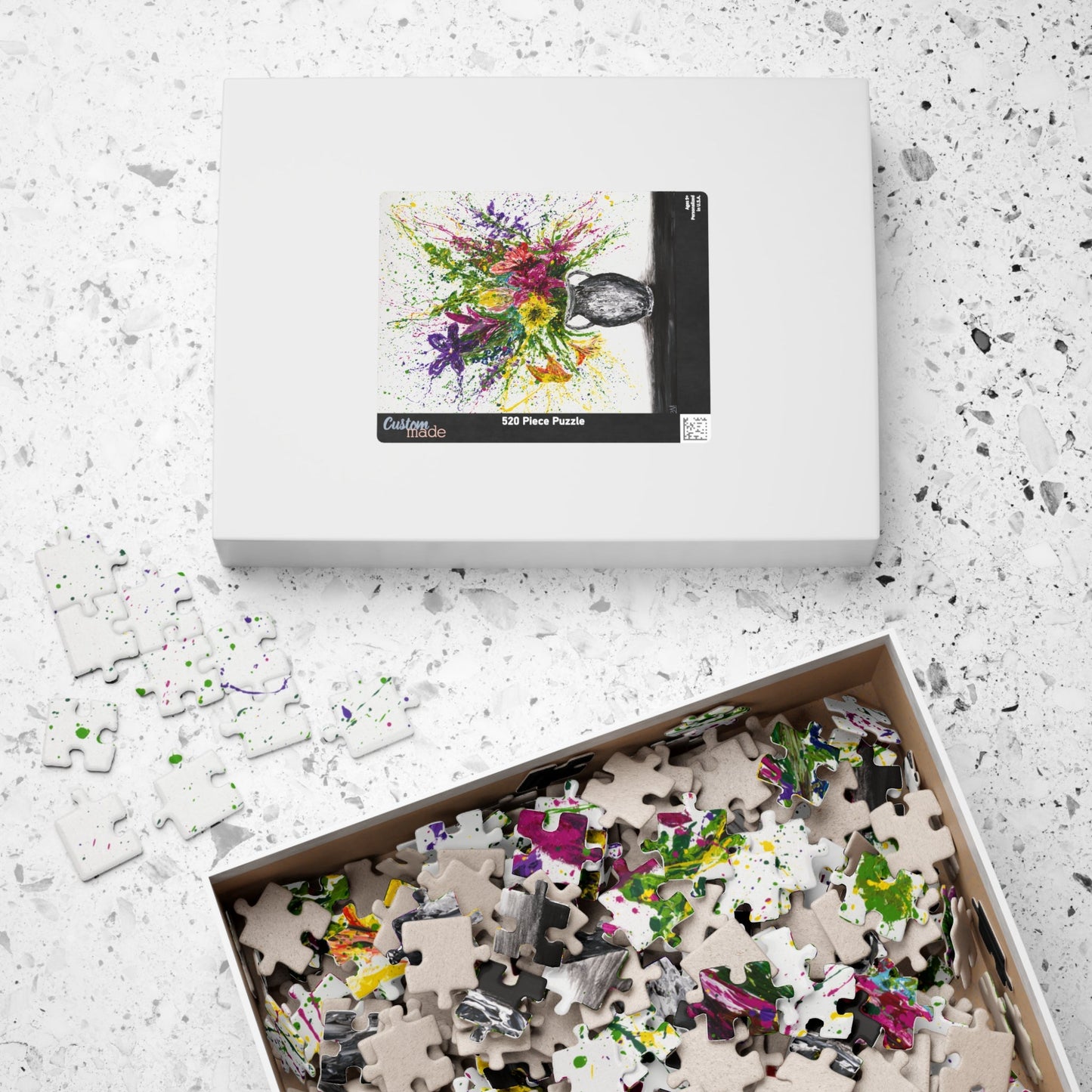 PUZZLE - FLOWERS - Puzzle BY Albert Levi Art