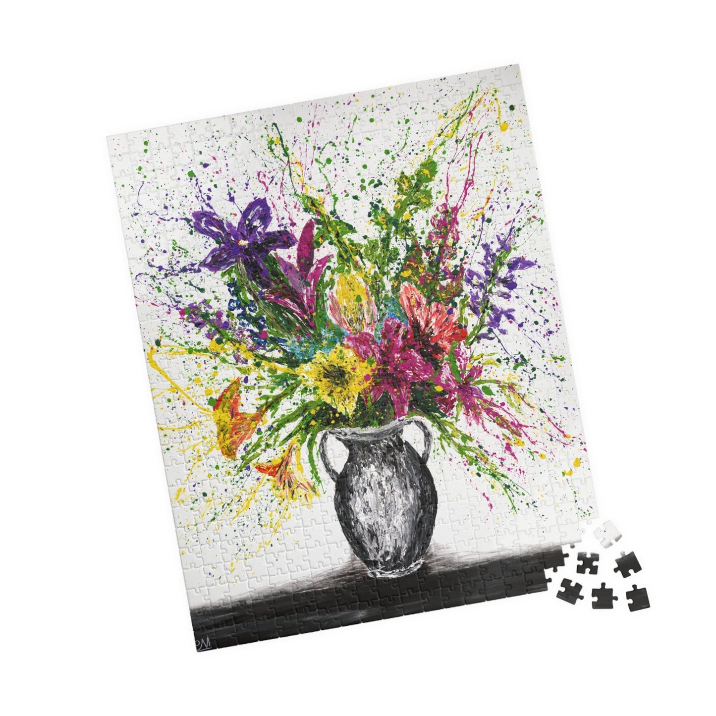 PUZZLE - FLOWERS - Puzzle BY Albert Levi Art