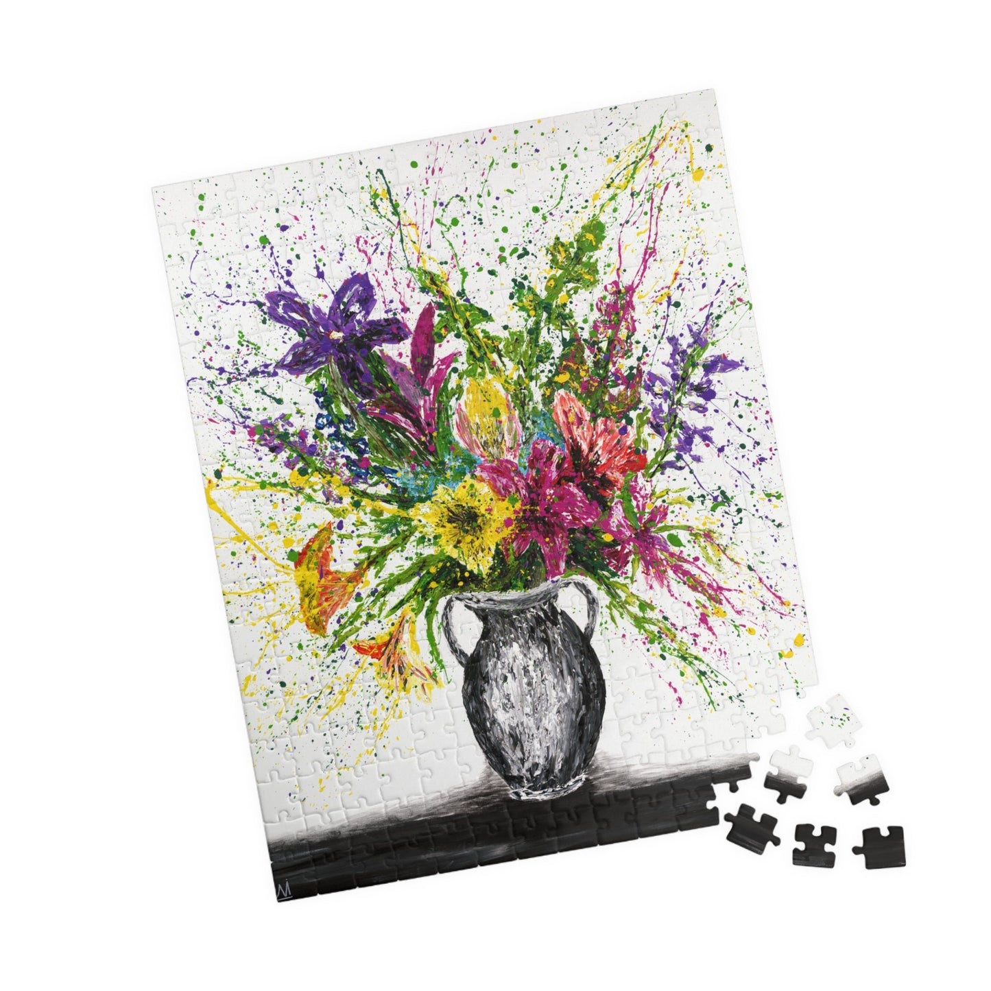 PUZZLE - FLOWERS - Puzzle BY Albert Levi Art
