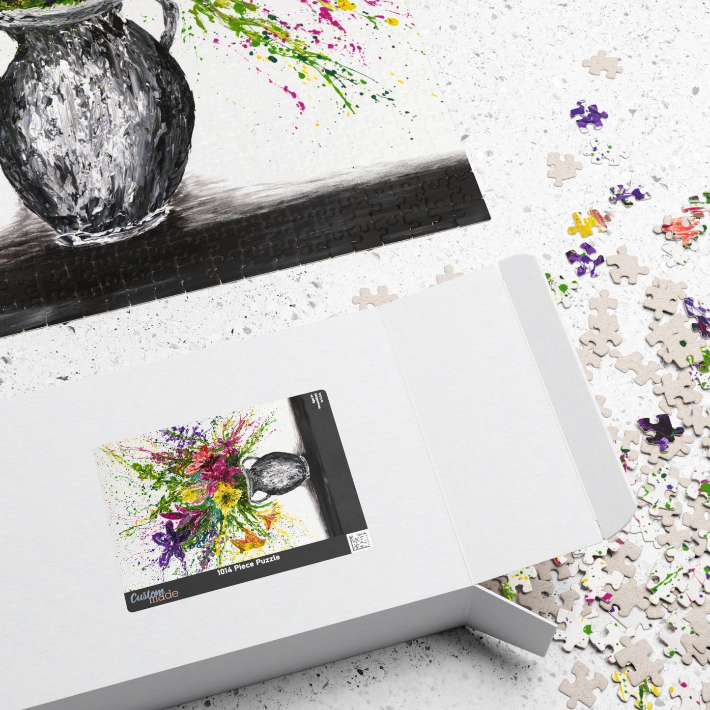 PUZZLE - FLOWERS - Puzzle BY Albert Levi Art