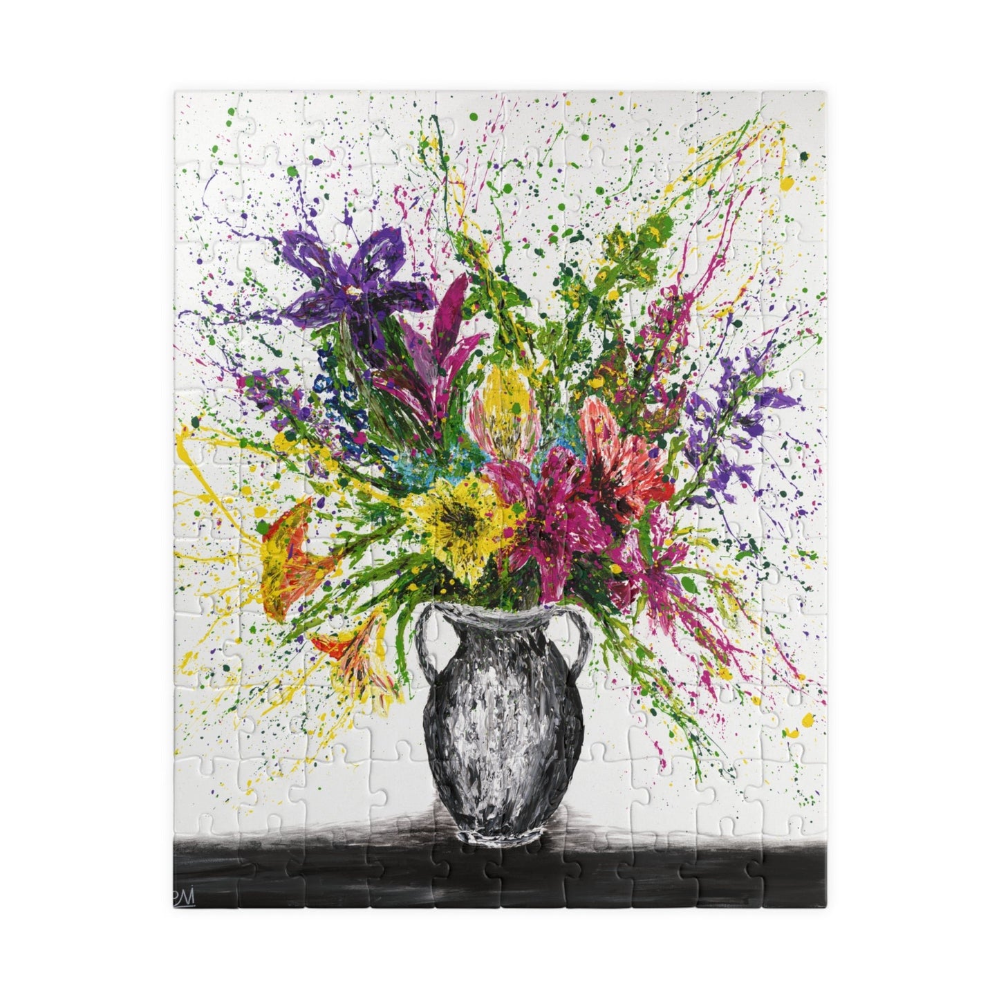 PUZZLE - FLOWERS - Puzzle BY Albert Levi Art