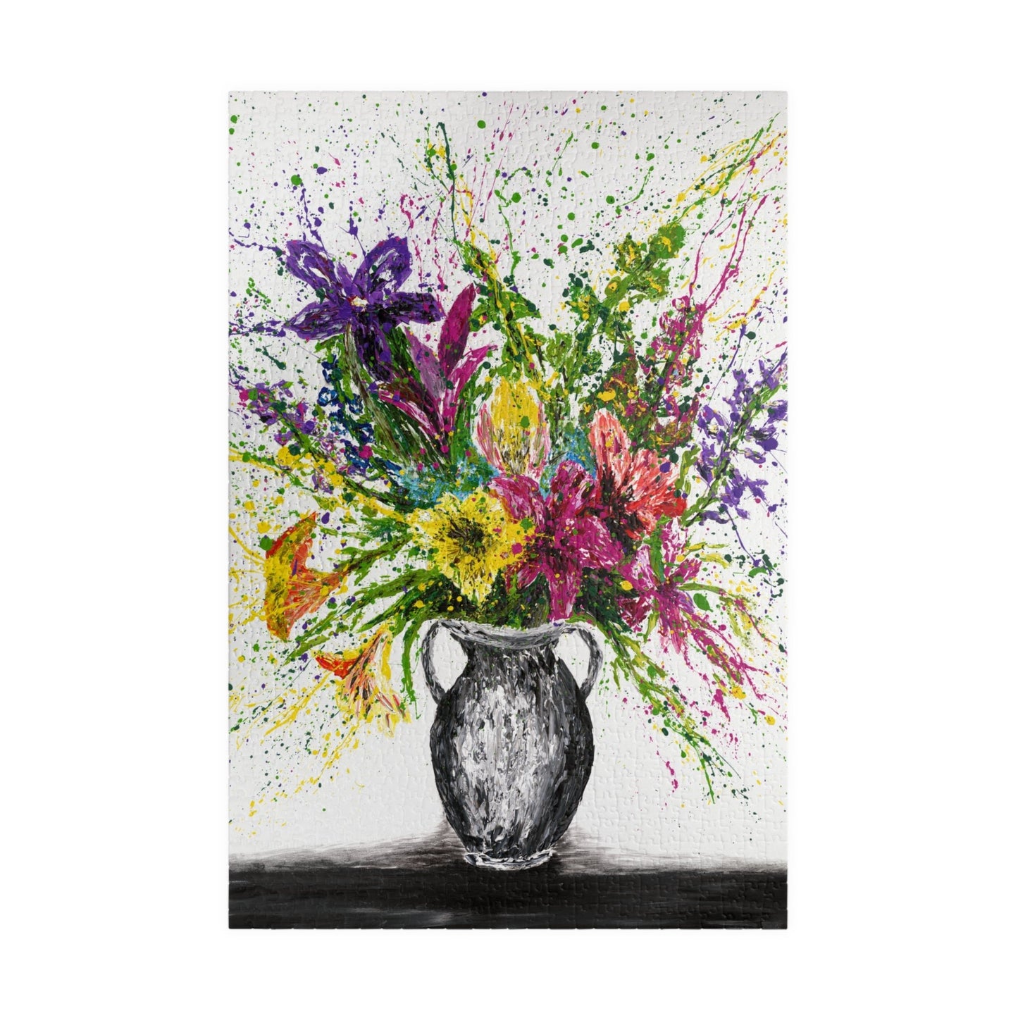 PUZZLE - FLOWERS - Puzzle BY Albert Levi Art