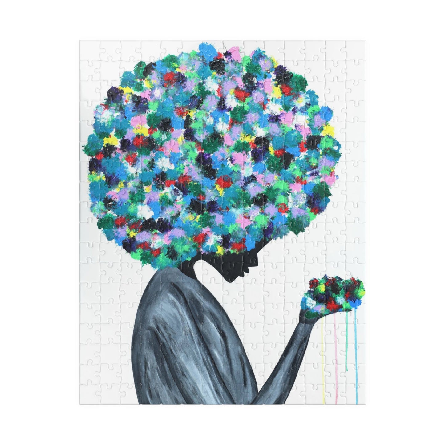 Puzzle Flowers in the hair - Puzzle BY Albert Levi Art