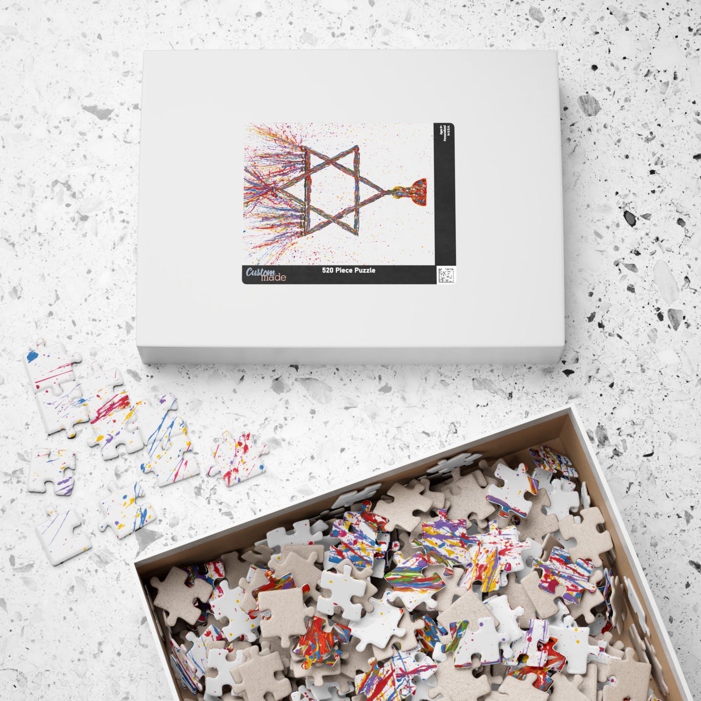 PUZZLE - MENORAH - Puzzle BY Albert Levi Art