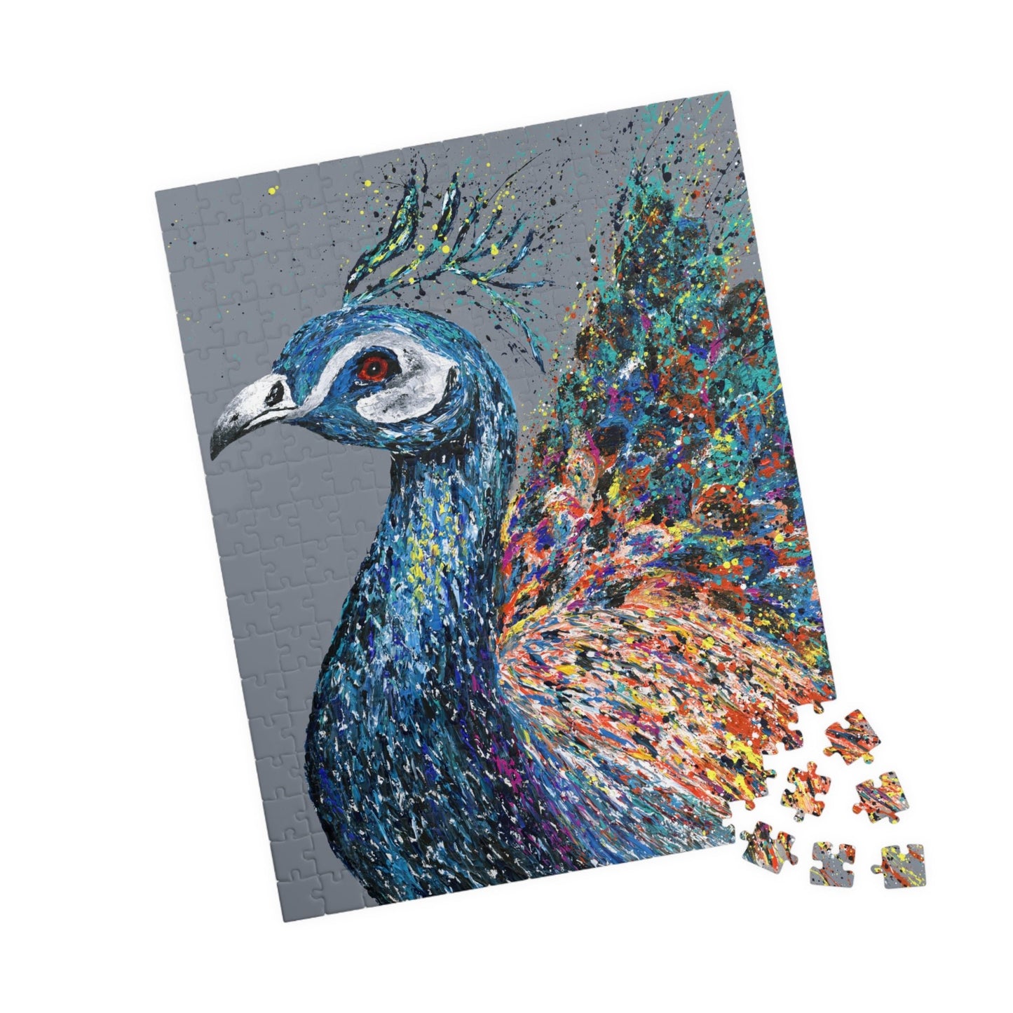 PUZZLE - NOBLE PEACOCK - Puzzle BY Albert Levi Art
