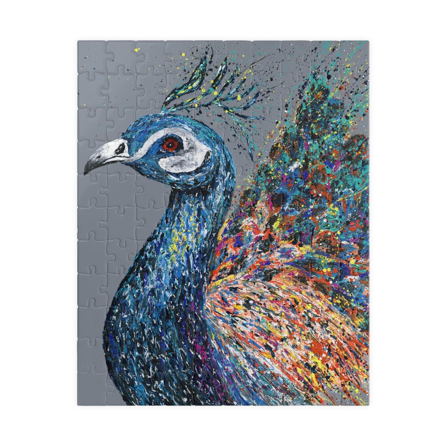 PUZZLE - NOBLE PEACOCK - Puzzle BY Albert Levi Art