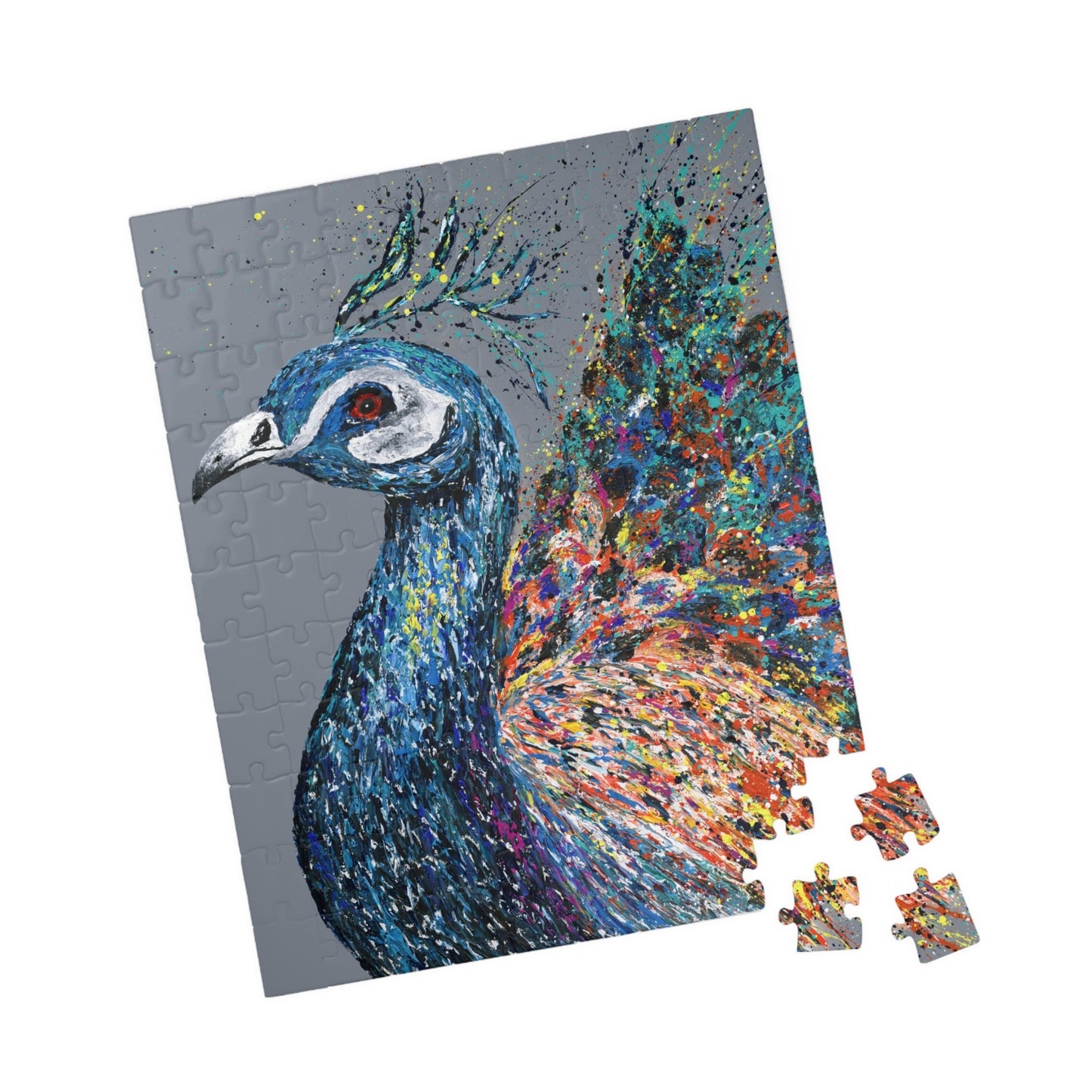 PUZZLE - NOBLE PEACOCK - Puzzle BY Albert Levi Art
