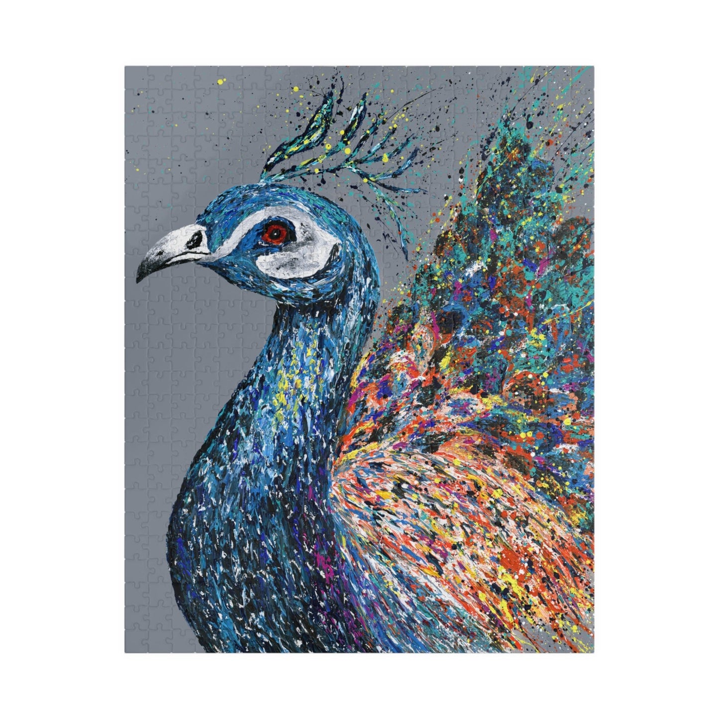 PUZZLE - NOBLE PEACOCK - Puzzle BY Albert Levi Art