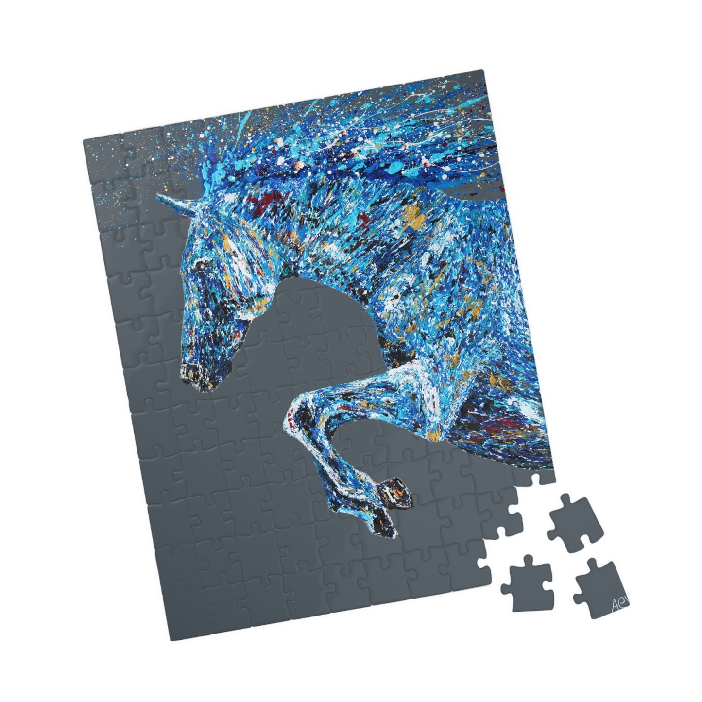 Puzzle Powerful Stride - Puzzle BY Albert Levi Art
