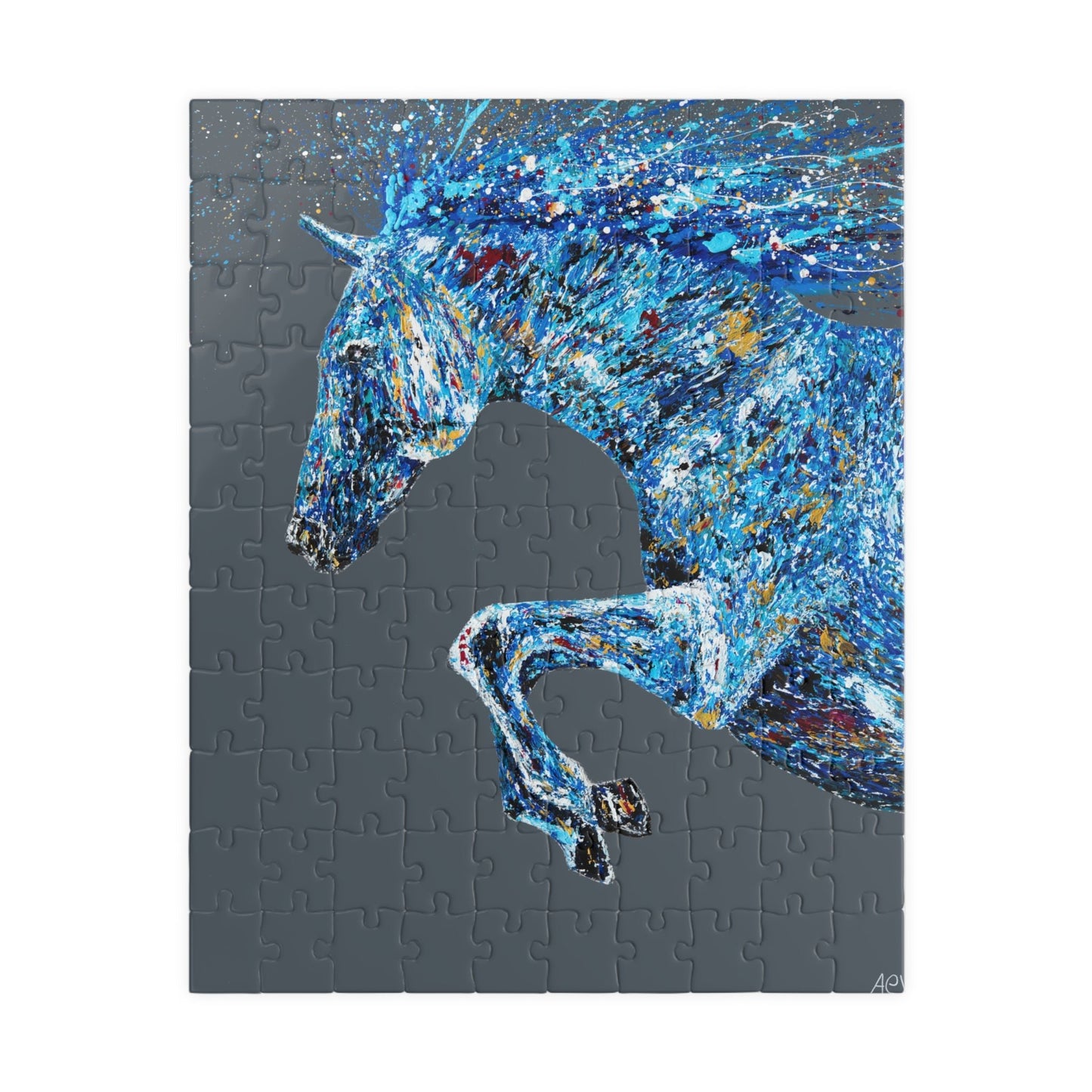 Puzzle Powerful Stride - Puzzle BY Albert Levi Art
