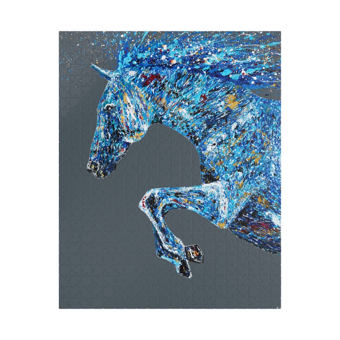 Puzzle Powerful Stride - Puzzle BY Albert Levi Art